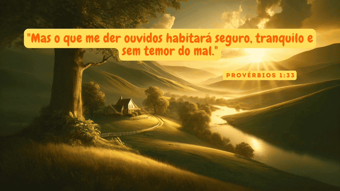Provérbios 1:33